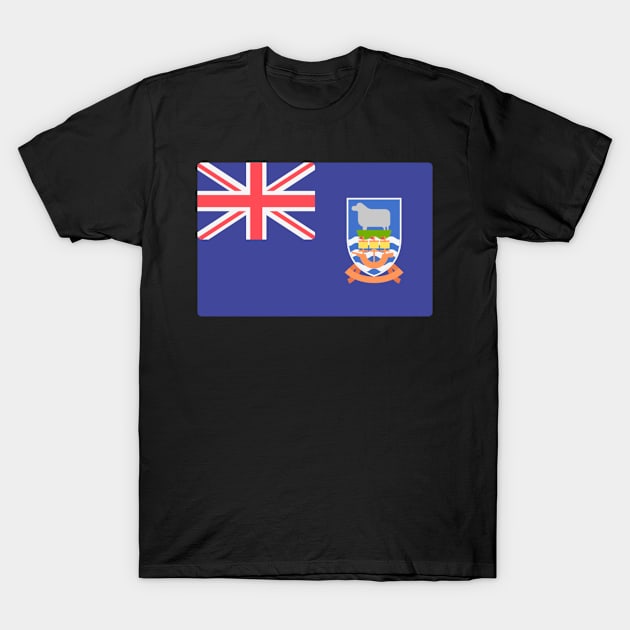 FLAG OF FALKLAND ISLANDS T-Shirt by Just Simple and Awesome